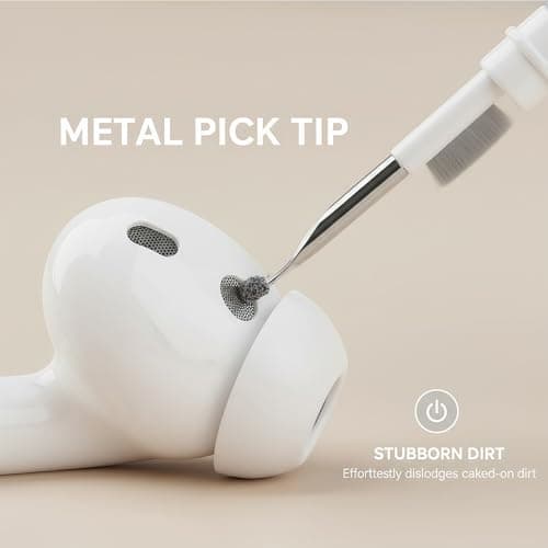 TwinkleHom AirPod Cleaning Kit - New Generation Multifunctional Cleaning Pen for Bluetooth Earphones, Phone Speakers, Keyboards & Electronic Devices | Portable Travel Cleaning Tools — view 3