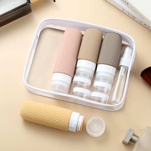 Mrsdry Travel Bottles for Toiletries, 16 Pack Silicone Travel Bottles Set, Leakproof Travel Size Toiletries, BPA Free Travels Containers for Toiletries, Traveler Accessories for Shampoo Conditioner — view 5