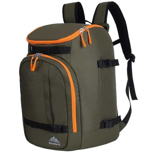 FeedMoo Ski Boot Bag Army Green Adult Snowboard Travel Cooler Backpack