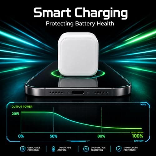 For iPhone 17 16 15 Charger, 20W Fast Charger Plug For iPhone 17e/17 Pro — view 2