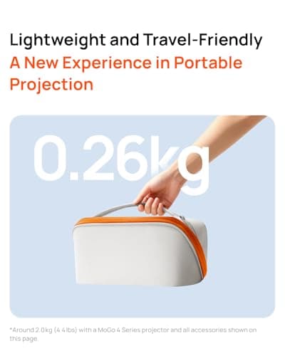 XGIMI Travel Pack for MoGo 4 Series Smart Projector, carrying case with handle, portable bag, lightweight, Shock Resistant, crafted from premium nylon material, own tailored compartment, 0.26kg — view 5