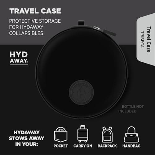 HYDAWAY Hydration Travel Pack - 17oz Collapsible Water Bottle with Flip-Top Lid and Protective Travel Case - BPA-Free, Leak-Resistant, and TSA-Friendly for Commuting, Hiking, and Traveling — view 5