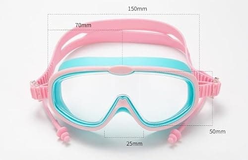 ISABELLA MOON Baby Kids Swimming Goggle, Splashyeyes Goggles, Anti-Fog UV No Leak Swim Goggle, Wide View vision Swimming Goggles, HD Swim Mask for Kids 3-12 Protection Lenses for Pool Bea(Set04) — view 6