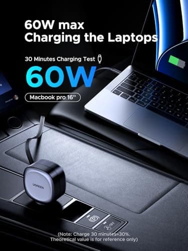 UGREEN 75W USB C Car Charger Retractable 3 in 1 Fast Cigarette Lighter — view 4