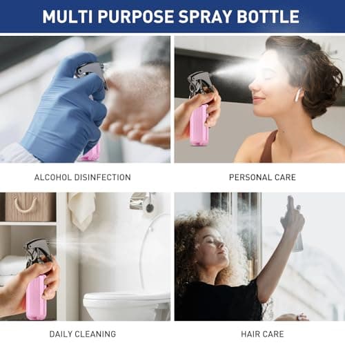 TANSHINE Mini Fine Mist Spray Bottle 50ml 5 Pack — view 4
