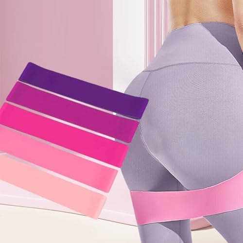 Resistance Bands, 5 Pcs Rubber Exercise Bands,5 Resistance Levels — view 6