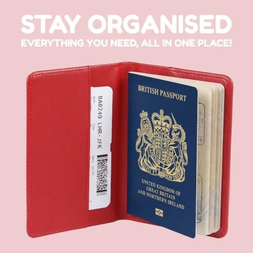 Disney Girls Minnie Mouse Travel Accessories Passport Holder for Airport, Holiday, Travel — view 4
