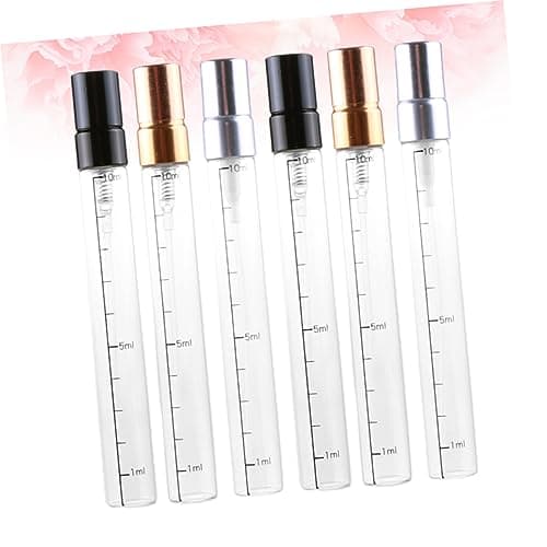 LOORGVEL 6 Pack 10ml Glass Spray Bottle with Scale for Perfume — view 3
