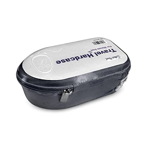 The Quilted Bear Mini Iron Case - Hardshell Case for Travel Mini Steam Irons with Soft Touch Padded Lining & Hardwearing Fabric Weave Covering (Black) — view 5