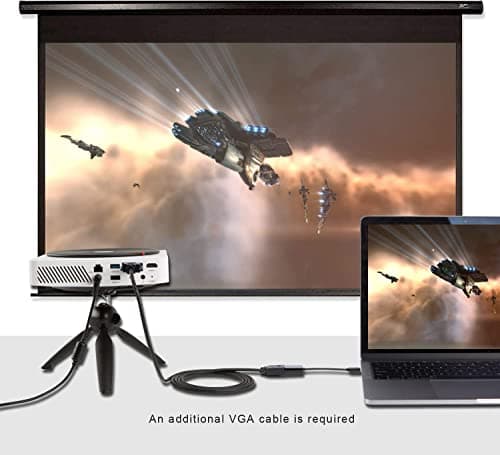 HYNNIO DP to VGA, 6 Pack Gold-Plated DisplayPort to VGA Adapter (Male to Female) for Computer, Desktop, Laptop, PC, Monitor, Projector, HDTV, Chromebook, Raspberry Pi, Roku, Xbox and More - Black — view 4