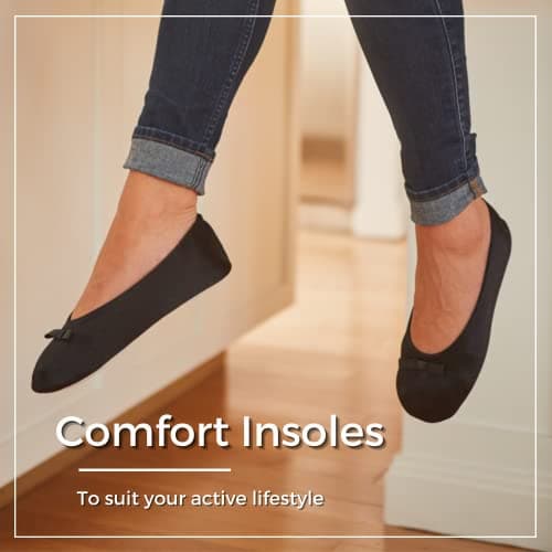 Isotoner Women's Satin Ballerina Slipper Ballet Flat, Navy Blue Soft Tie Bow, 4.5/5.5 UK — view 5