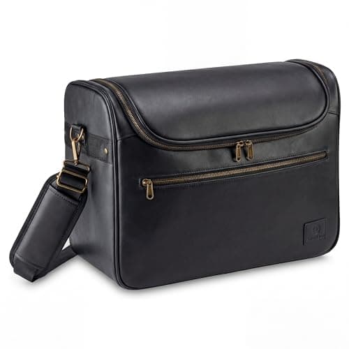Equimour Grooming Bag Horse – Vegan Leather Box, Black-Gold — view 3