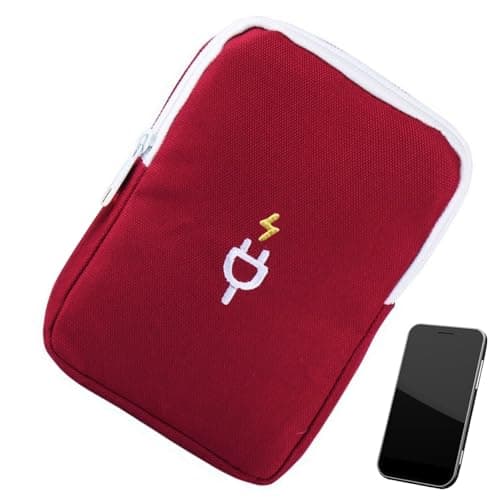 Electronics Travel Organizer,Waterproof Tech Accessories Travel Case Pouch | Charger Case for Cable, Charging Cords, Charger, Ph, Earbuds, Bank — view 6