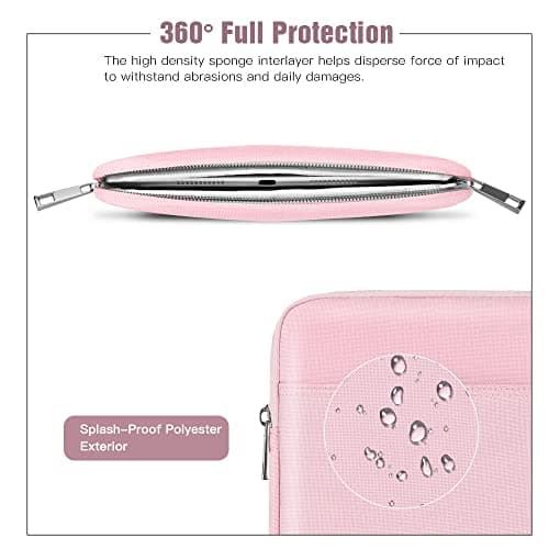 TiMOVO 9-11" Tablet Sleeve Bag, Pink — view 5