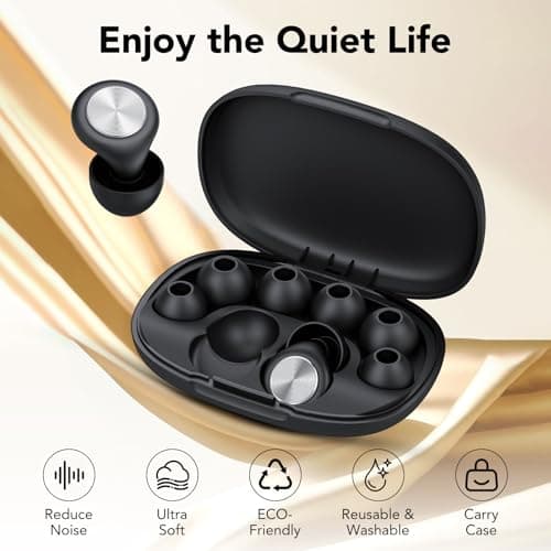 Ear Plugs for Sleep Noise Cancelling -45dB, for Concert, Working, Sleeping — view 4