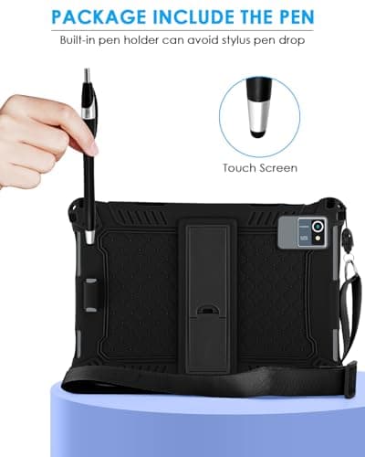 KATUMO Universal Silicone 10.1 inch Tablet Case, Black — view 4