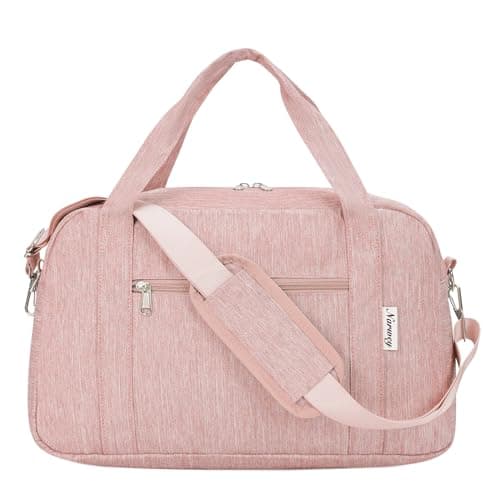 Narwey for Ryanair Cabin Bags 40x30x20 Underseat New Ryanair Travel Duffel Hospital Bag Ryan Air Carry on Luggage Holdall Overnight Weekend Bags for Women and Men 20L (Pink) — view 2