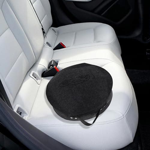 DEARMAMY Portable Ev Charging Cable Storage Bag with Felt Material, Wide Opening Design and Thoughtful Compartments for Travel and Garage Use, Safeguarding against Wear and Impacts — view 5