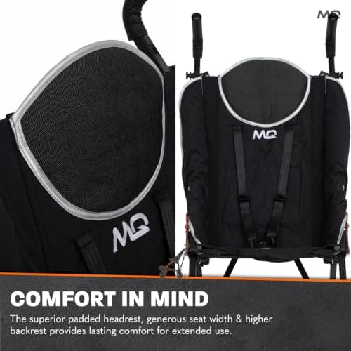 MobiQuip XL Carbon Stroller, Black - for Older Children up to 60kg — view 6