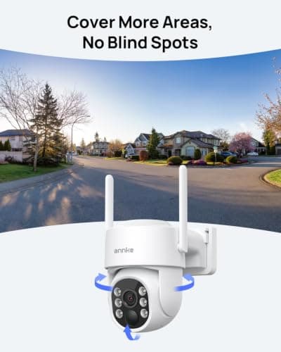 ANNKE 4MP Solar Security Camera Outdoor Wireless, 2.4/5GHz Wi-Fi Pan & Tilt — view 6