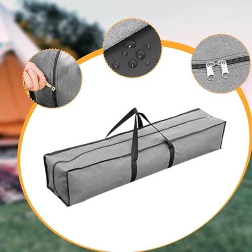 MotiveTech Camping Equipment Storage Bag, 100 Cm Long with Handles, Carrying Case, Travel Bag with Zipper for Tripod, Lightweight, 100cmx15cmx15cm — view 3