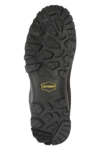 Mountain Warehouse Storm Womens Waterproof IsoGrip Shoes - Waterproof Ladies Rain Boots, Breathable, Suede Upper Shoes - for Spring Summer, Walking & Hiking Grey 5 — view 6