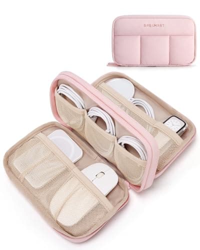 BAGSMART Cable Organiser Travel Organiser Essentials for Tech Accessories