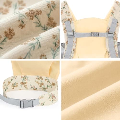 Corduroy Baby Doll Carrier with Adjustable Straps — view 4