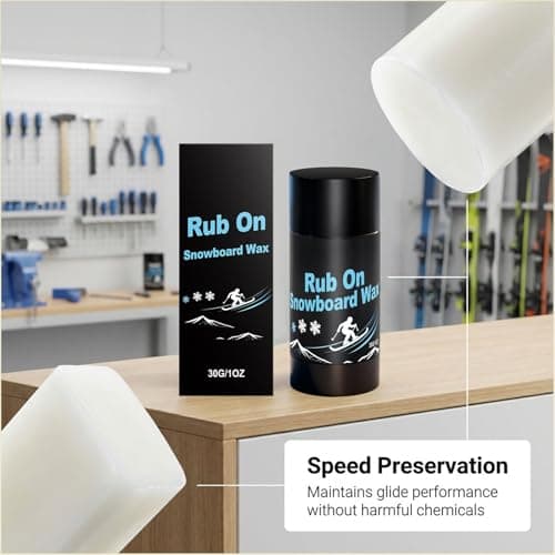 Snowboard Wax 30g Waxing Accessories with Cork Applicator — view 6