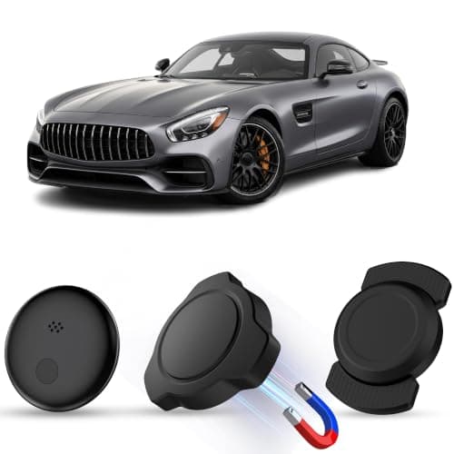 idoove Car Tracker No Subscription No Monthly Fee 2 Pack, Magnetic GPS Tracker for Vehicles Hidden, Android iOS Dual System Find My Find Hub, Vehicle Tracker, AirTag Alternative Android