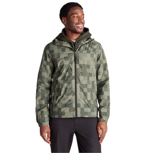 TOG24 Craven Mens Windproof Breathable Waterproof Jacket, Packaway Hood Zip