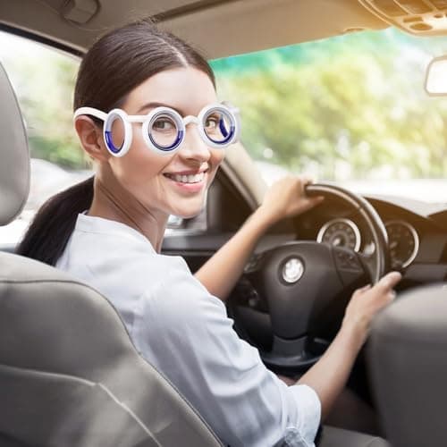 LALASTYLE Motion Sickness Glasses, Car Sickness Glasses, Travel Sickness Glasses, No Lens Anti Nausea Vertigo Glasses, Nausea Relief Glasses with Glasses Pouch (1pcs) — view 6
