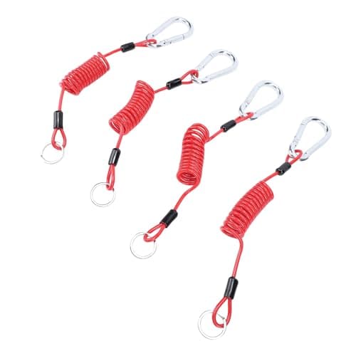 CCYLEZ 4FT Breakaway Trailer Cable, Heavy Duty Spring Wire — view 3