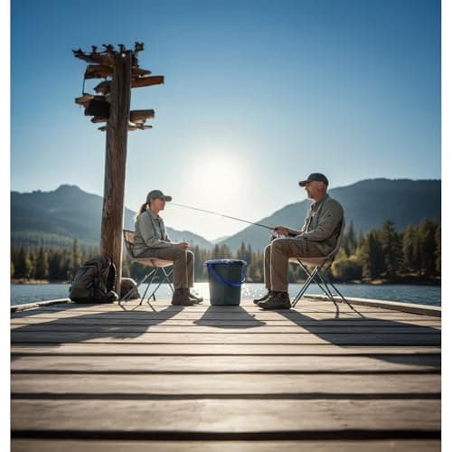Green Blue GB320 Portable Toilet 19L Mobile Bucket Travel Lightweight Toilet For Hiking Campfire Grill Fishing Festivals Use (Black/Navy Blue) — view 3