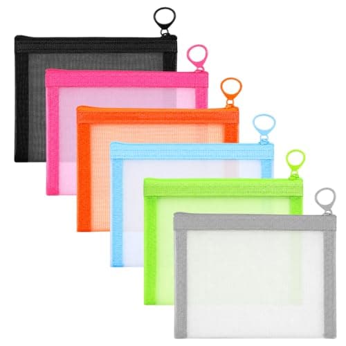5 Pack Small Zip Pouch, 5 x 4 Inches Small Pouch with Zip