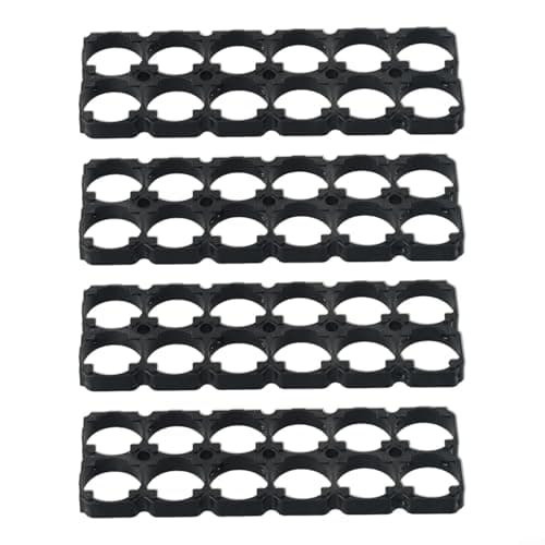 for battery Holder, 4pcs 2x6 Plastic Bracket for 21700 Batteries DIY for battery Pack Frame with Anti-Vibration Design, Splicable and Stackable, for Home Workshop and DIY Projects