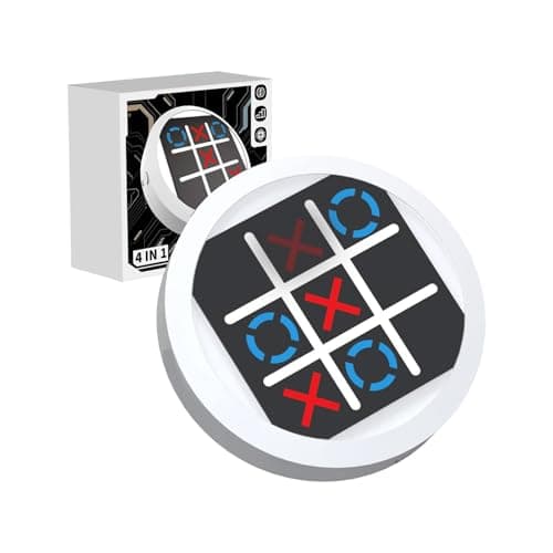 Children Puzzle Electronic Toy, Portable Travel Games, White