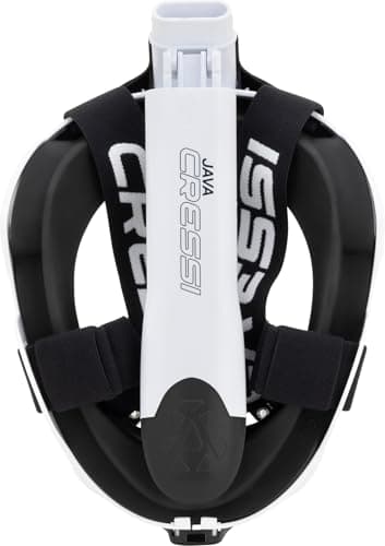 CRESSI since 1946 Java Adult Full Face Mask Compact Fit White/Black L/XL — view 3