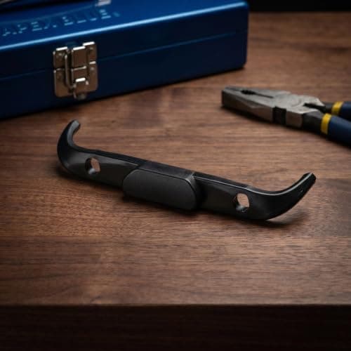 Suitcase Handle Component with 8mm Button Hole, Plastic Black Repair — view 6