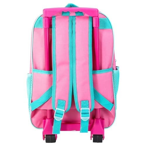 Stitch Deluxe Trolley Backpack Childrens Travel Bag Kids Girls Character Luggage Carrier Suitcase Cabin Bag with Side Mesh Pockets Lilo — view 4