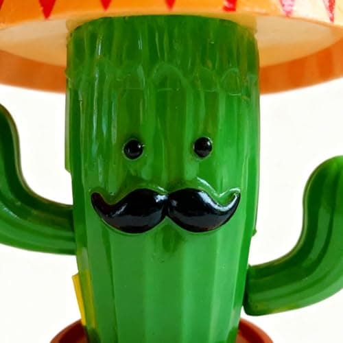 Car Dashboard Ornament – Solar Powered Rocking Cactus Doll | Cartoon Funny Auto Decoration – Unisex Toy Figure For SUV Truck Sedan – Road Trip Travel Birthday Car Interior Accessory — view 5