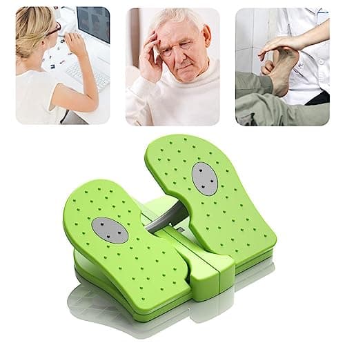 Vistreck Foot Stepper Hine - Quiet Mini Stepper Trainer for Under Desk Leg Workouts, Reinforced Nylon Folding Design (One Size)