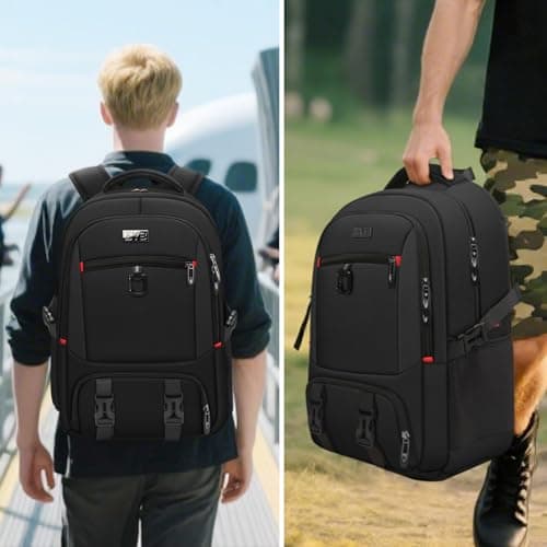 ZYB Laptop Backpack 17.3 Inch Expandable with Shoe Pocket — view 6