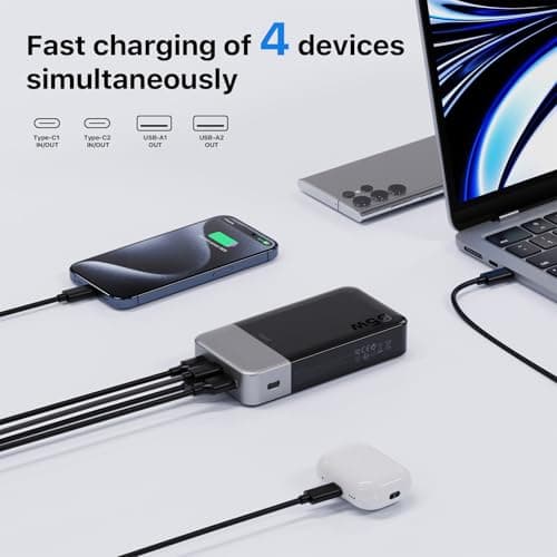 JUOVI 65W Power Bank Fast Charging 20000mAh — view 6