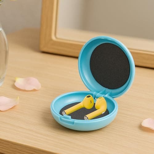 Bewudy Ear Plug Carrying Cases, Earplug Cases, Portable Mini Storage Case, Earbud Plug Organizer Ear Plug Case Small Storage Case for Travel (Blue) — view 5