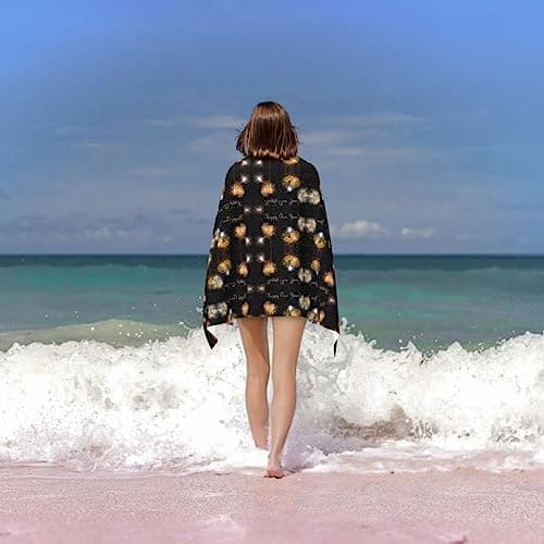 SSYGHT Soft Microfiber Bath Towels â€“ Highly Absorbent, Happy New Year Full Print Design for Bathroom, Beach, and Travel Use — view 6