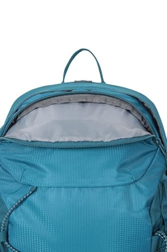 Mountain Warehouse Pace 30L Rucksack - Hydration Compatible Backpack, Airflow Back System Rucksack, Packaway Rain Cover - For Travelling, Camping, Hiking Teal — view 4