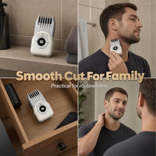 Wireless Hair Clippers, Cordless Electric 5 Modes Cordless Grooming Razor — view 4