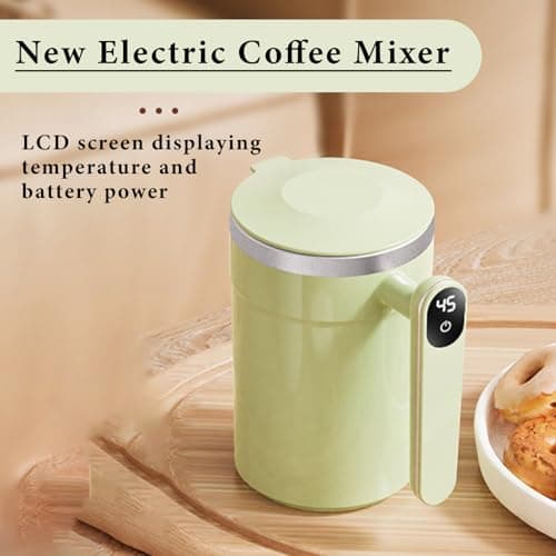 Tktouci Electric Mixing Cup Magnetic Self-Stirring Automatic Mug — view 3