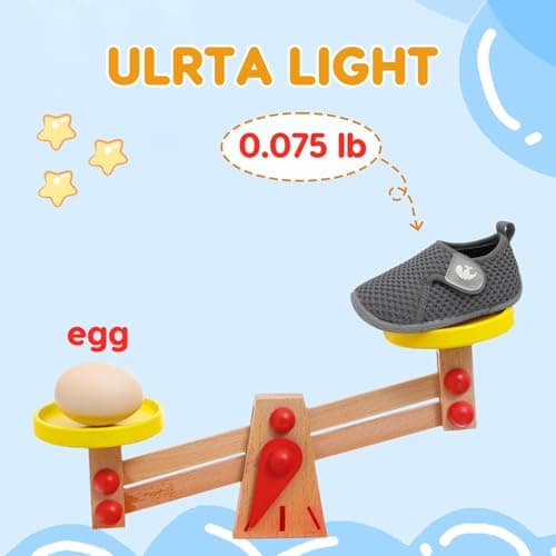 JIASUQI Boys Girls Casual Walking Shoes Toddler Breathable Sports Sneakers Non-Slip Infant Shoes Lightweight Tennis Shoe(All Grey 130,Size 3.5-4.5) — view 6